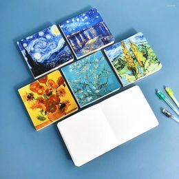 Student Diary Book Agenda Organiser Taking Notes Thickening Notebook Journal Memo Notepad Oil Painting