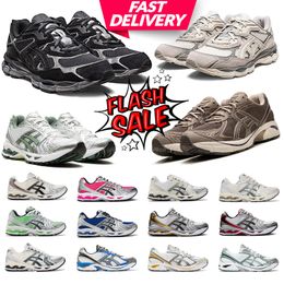 2024 New Designer Gel Kayano White NYC Graphite Grey Running Shoes Trainers for Man Women Outdoor shoe Mesh surface breathable thick bottom sneakers 36-45