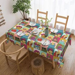 Table Cloth Pot Roast Hats Tablecloth 54x72in Waterproof Protecting Festive Decor