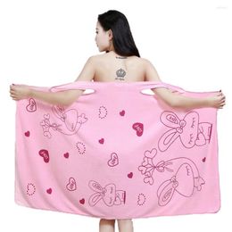 Towel Wearable Bath For Women Soft Microfiber Absorbent Sling Bathrobe Wrap Chest Large Beach Towels Adults Home Textile