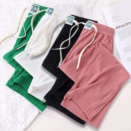 2023 Summer Girls Fashion Pant Baby Kids Children Thin Trousers Candy Color L2405