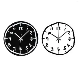 Wall Clocks Acrylic Clock Ornament Fashion Modern Silent Minimalist Art Decorative For Indoor Kitchen Office Dining Room