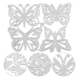 Storage Bottles 8 Pcs Papercraft DIY Stencil Mold Scrapbook Cutting Dies Embosser Stamp Stamps Pressed Flower Frames Crafts Home