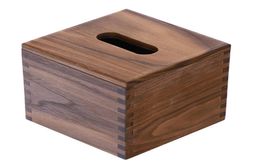 japanese style bamboo square tissue box creative seat type roll paper towel jar ecofriendly wooden table decoration6284706