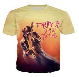New Arrive Hip Hop Style Prince Rogers Nelson Funny 3D Print Men Women Fashion T Shirt Tops XS049352935