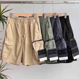 Shorts Pockets Work Five-piece Womens Summer Sweatpants Multi-function Thigh Short Casual Loose Island High Street