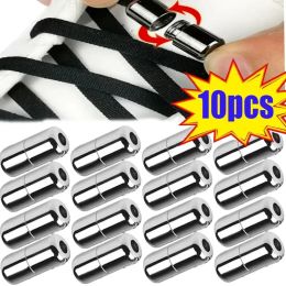 Shoelaces Semicircle Buckles Connector for Shoes Sneakers Quick Tie Shoe Laces Metal Capsule Ties Lock Shoe Decorations Strings