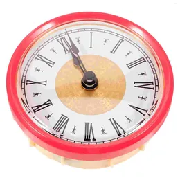 Clocks Accessories Quartz Clock Vintage Insert Head With Movement Roman Number Inlaid Round Retro DIY