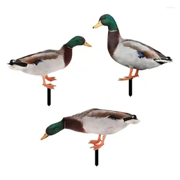 Garden Decorations Ducks Yard Signs Acrylic Mirror Scare Animal Stake For Outdoor Decor And Lawn Ornaments 45BE