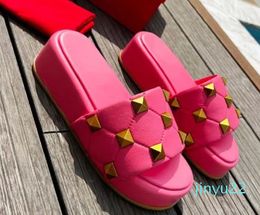 Stylish Slippers Fashion Classics Slides Sandals Men Women shoes Tiger Cat Design Summer Huaraches