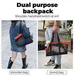 Pet supplies, backpack, outdoor small dog portable bag, handbag, one shoulder foldable cat bag