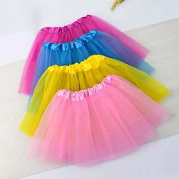 Skirts Skirts 3-layer childrens girl elastic band Gauze dance ballet princess Tutu childrens girl skills WX5.21 WX5.21