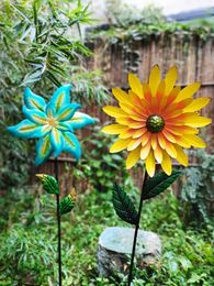 Garden Decorations Pastoral Wrought Iron Flower Adornments Outdoor Layout Ornaments Decoration Courtyard Homestay Villa Furnishings Crafts