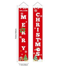 Christmas Banner Whole Wall Stickers Sticker Bedroom Decoration The New Year Couplet Y10271424695