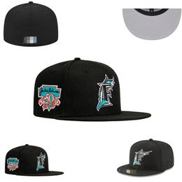 Marlins Snapbacks sox Baseball Designer Luxury Letter Size caps Bucket Hat Chapeau mlbs caps Flat Peak Men Women hiphop Outdoor Full Closed Fitted Hats a