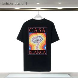 Casablanc Designer T shirt Men Designer T shirts Spring Summer New Style Starry Castle Short Sleeve Casa Men t-shirts Tennis Club 3887