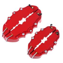 Calipers Parts 2 Pcs Plastic 3D Car Disc Brake Caliper Ers Front Rear Kit Truck Red Drop Delivery Automobiles Motorcycles Auto Systems Ot7Yh