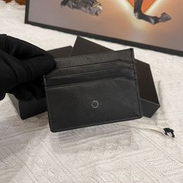 European luxury Card Holder men leather wallet designer passport bag women change pocket thin business card box purse 226a