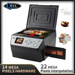 22 Mega Pixels 4 in 1 COMBO and Digital Film Scanner 135 Negative Converter Po 35mm Business Card 240430