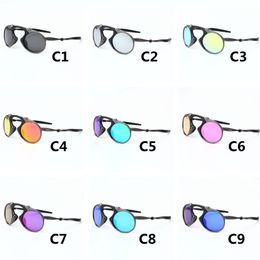 Trendy Retro Sunglasses Polarized Glasses Designer Men and Women Round Frame Sun Glasses Outdoor Sports Cycling Metal Driving Oculos De Sol