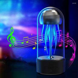 Table Lamps Dynamic Color Jellyfish Effects Wireless BT Speaker Music Lamp In A Variety Of Colors Stylish Cool Speakers