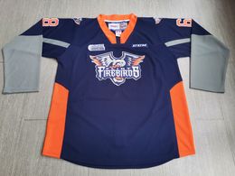 Hockey jerseys Physical photos Flint Firebirds Ethan Hay Men Youth Women High School Size S-6XL or any name and number jersey