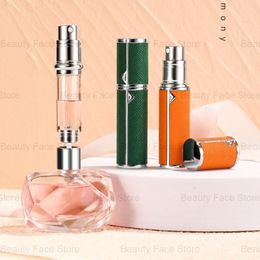 5ml Leather Perfume Bottle Refillable Perfume Atomizer For Travel Spray Bottle With Ultral Fine Mist Fragrance Container 240523