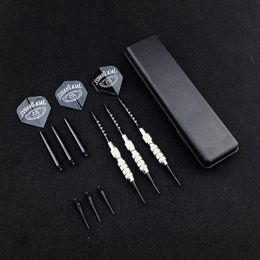 Wholesale-3 pcs/set 18g electronic darts Professional Soft tip darts Copper Rod Anti-throw Aluminum Shaft PTU Wing Soft Tip dart Toys Dbtjo