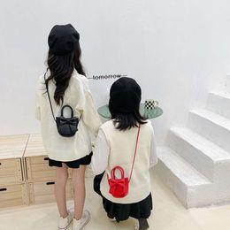 Children Bow-Knot Shoulder PU Leather Messenger Bag Girls Single Strap Crossbody Handbag Purse Small Cute Backpack