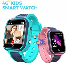 Smart Watch For Kid 4G SiM Card Kid Smartwatch SOS GPS WiFi Location Video Call Watch for Children Boy Student Girl Smartwatch 240523
