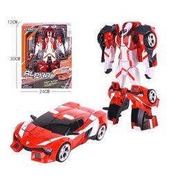 Transformation toys Robots Newest Big ABS Tobot Transformation Robot Toys Korea Cartoon Brothers Anime Tobot Deformation Car Bulldozer Toys for Child Gift Y240523