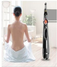 Electric Acupuncture Point Massage Pen Therapy Electronic Meridian Energy Pen Body Head Back Neck Leg Massager4580086