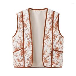 Women's Vests Summer Elegant Leopard Print Vest Jacket 2024 Casual Fashion Classic Sleeveless Short Loose Printed Top