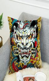 Pillow Case Samurai Tattoo Art 3D Print Cover Sofa Bed Home Decor Pillowcase Bedroom Cushion For Car Couch16950459