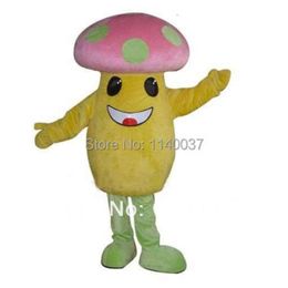 mascot Little Pink Mushroom Mascot Adult Size TV Advertising Commercial Costume Fancy dress Mascot Costumes