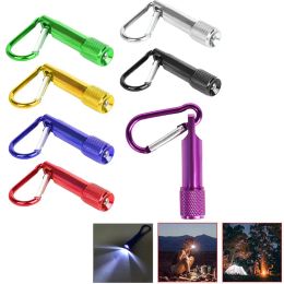 LED Flashlights torch Portable Mini Keychain Ring Light Night Walking Lamp for Kids Party Favours Camping Hiking LL