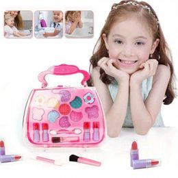 Beauty Fashion Childrens Makeup Set Girl Washable Childrens Girl Toy Real Little Girl Childrens Princess Play Makeup WX5.215441