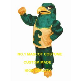 mascot costume wholesale for sale high quality long plush green falcon eagle bird theme sport anime carnival fancy 2752 Mascot Costumes