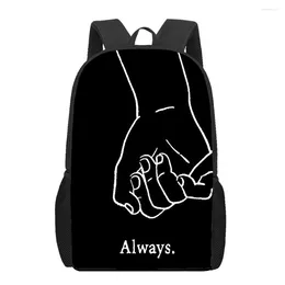 Backpack Bff Friends Forever Couples 3D Printing Children School Bags Kids For Girls Boys Student Book Schoolbags