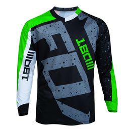 052C Men's T-shirts Quick Drying Motocross Shirt Mtb Downhill Foxjersey Enduro Cycling Mountain Dh Maillot Ciclismo Hombre Motorcycle Jersey