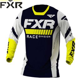 VSJ4 Men's T-shirts Sports Team Downhill Jerseys Men Long Sleeves Mtb Shirts Offroad Motorcycle Jersey Boys Motocross Sportwear Clothing