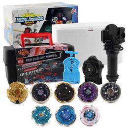 4D Beyblades Beyblade Burst Gyro Tool Kit 8 Gyro Protagonist Storage Box Combination Toy Girl and Boy Holiday Gift Q240522