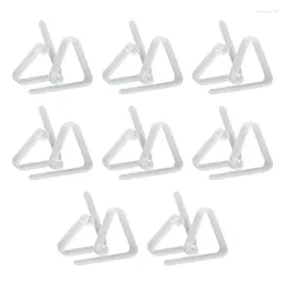 Table Cloth Tablecloth Clips Transparent Plastic Cover Clamps Picnic Holders Clear 16Pcs