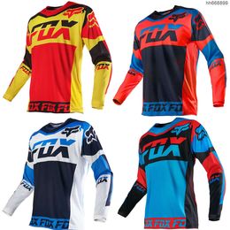 Men's T-shirts Outdoor T-shirts Foxx Head Foxx Quick Descent Mountain Bike Cycling Summer Quick Dry Breathable Long Sleeve T-shirt Off Road Motorcycle Shirt U8zi