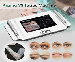 Artmex V8 digital touch Permanent Makeup Tattoo machine set Eye Brow Lip Rotary MTS and PMU System Derma pen1942600