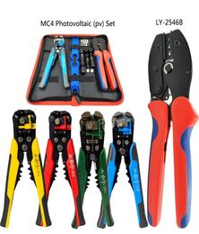 Povoltaic Solar MC4 Connector crimping plier set2560mm2 AWG1410 electrician multifunction Wire Stripper hand tools2990354