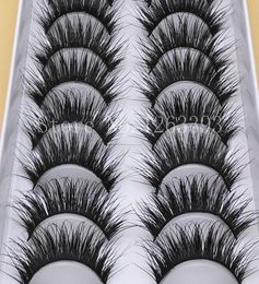 G20 False Eyelashes Eyelash 10 Pairs Long Section Natural Thick False Eyelashes Makeup Tool High Quality Fibre False Eyelashes3355993