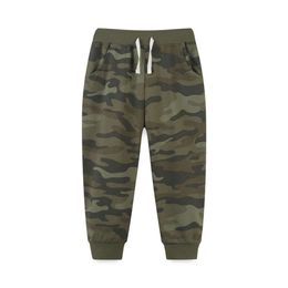 Jumping Meters Camouflage 2-7T Boys Girls Sweatpants Full Length Toddler Fashion Drawstring Baby Clothes Kids Trousers Pants L2405