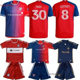 2024 2025 FC Dallas soccer jerseys CHICAGO WHITE fire LLETGET PAES FERREIRA ARRIOLA MLS jersey football shirts BOXALL LOD PUKKI HLONGWANE SW Vancouver man kids