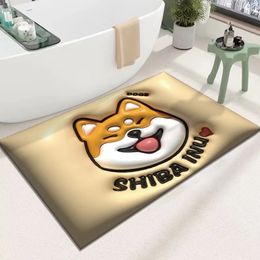 Three-dimensional expansion of soft diatomite water-absorbent mat entry mat bathroom hand-washing toilet doorway carpet non-slip foot mats